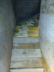 Étape du coffrage pour un escalier balancé - photo 4 - Joubert Pinet