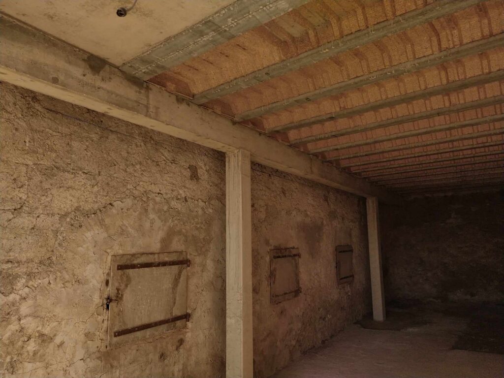 Sous-face du nouveau plancher et sa structure porteuse